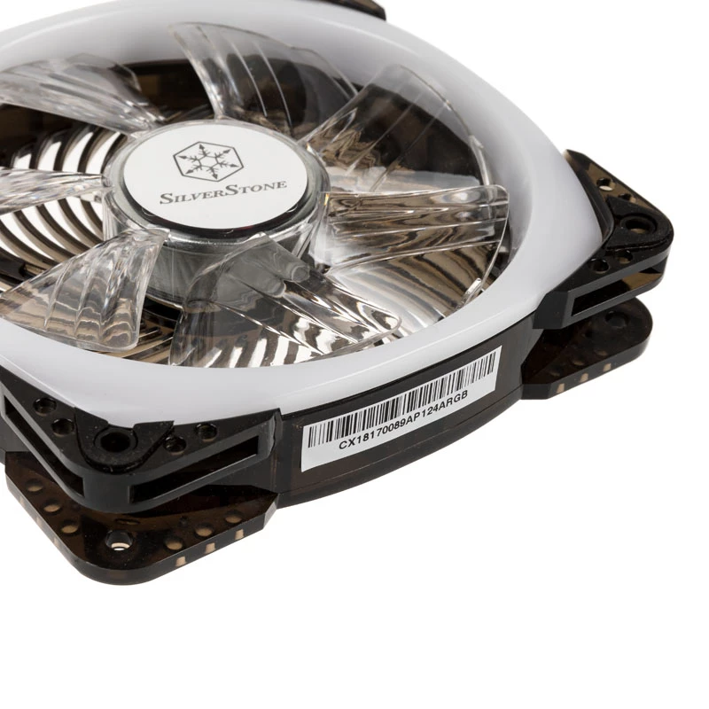 Ventilador de caja SilverStone SST-AP124-ARGB 120mm ARGB - negro