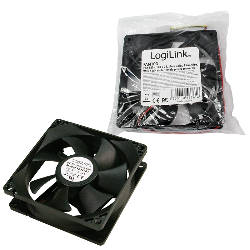 Ventilador de carcasa LogiLink FAN103