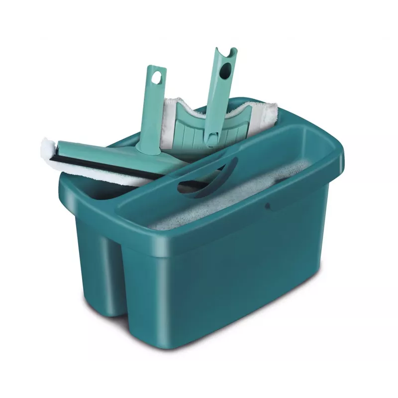Cubo Leifheit Combi Box 1052001 con prensa integrada y asa ergonómica