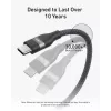 Cable USB-C a USB-C Anker A82E2 — 0,9 m, USB C a USB C, negro