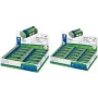 Goma de borrar Staedtler 526 80-5, 65×23×13 mm, verde — pack de 20