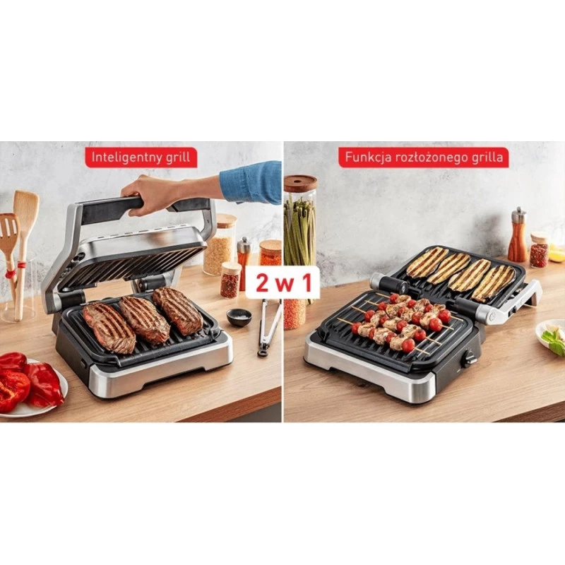 Parrilla eléctrica TEFAL GC 772D30 OptiGrill