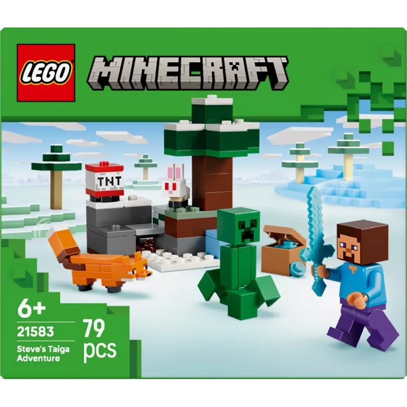 LEGO MINECRAFT 21583 Aventura en la taiga de Steve