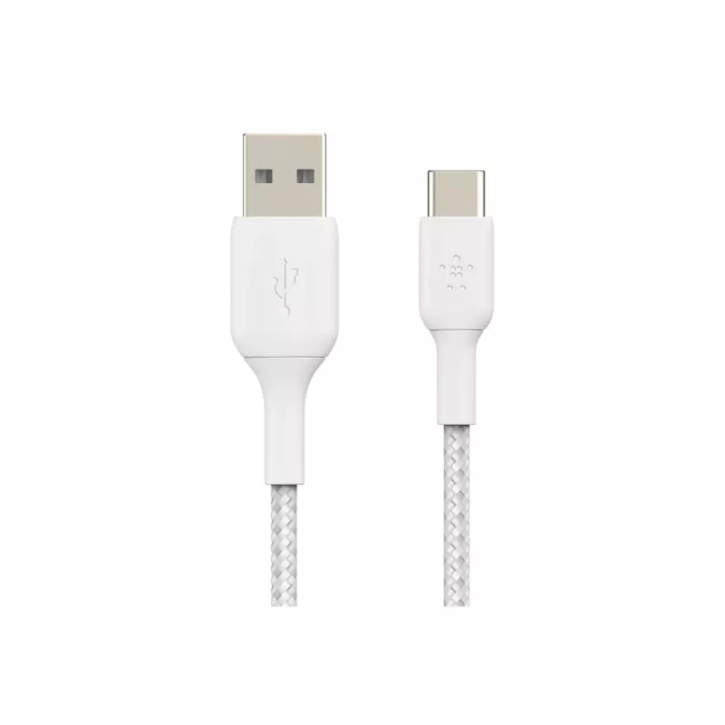 Cable USB Belkin CAB002BT1MWH 1 m USB-A a USB-C blanco