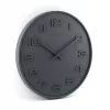 NeXtime 3096GS - Reloj de pared - Reloj de cuarzo - Redondo - Gris - Madera - Adultos