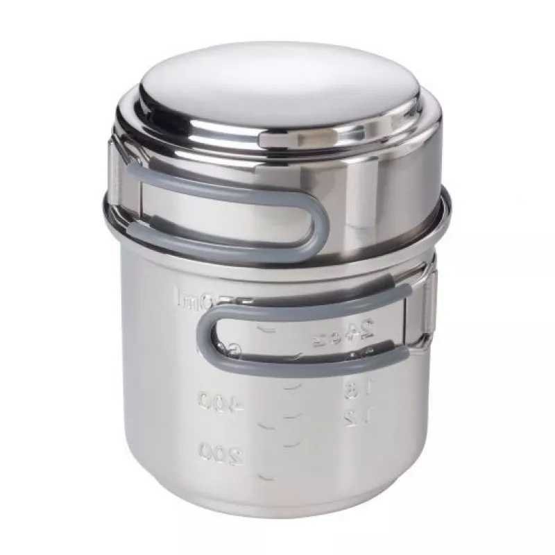 Set de cocina ESBIT con hornillo de alcohol, lata, acero inoxidable
