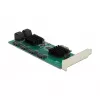 Tarjeta DeLOCK 8 puertos SATA PCI Express x1 formato Low-Profile