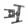 Soporte de pared para TV ART para LCD/LED 40–75 pulgadas hasta 45 kg, inclinable y orientable, altura 52–380 mm, máx. VESA 600x400