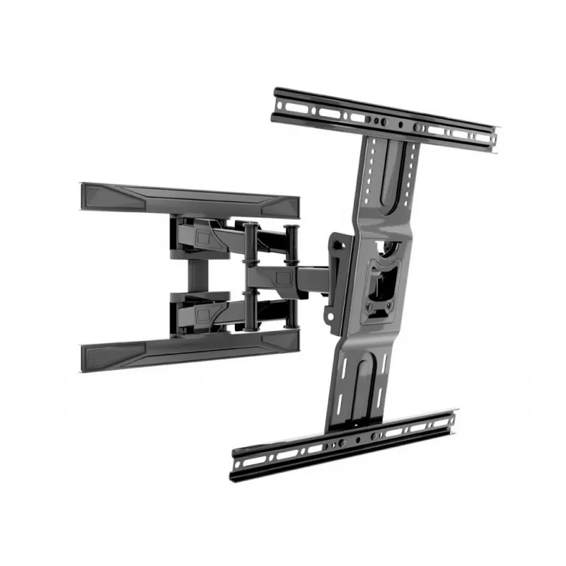 Soporte de pared para TV ART para LCD/LED 40–75 pulgadas hasta 45 kg, inclinable y orientable, altura 52–380 mm, máx. VESA 600x400
