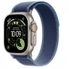 Smartwatch Apple Watch Ultra 3 GPS + Cellular 49mm Caja de titanio natural con Trail Loop azul/azul brillante S/M