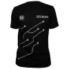 Camiseta der8auer PCB-Design talla S, ropa de marca der8auer