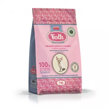 FOLK Comida suave para gatitos con conejo y cordero - Comida seca para gatos - 7kg