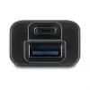 Hub DELOCK USB 3.2 Gen 1 (3.1 Gen 1) de 4 puertos con host Type-A + Type-C (5000 Mbit/s) negro/transparente