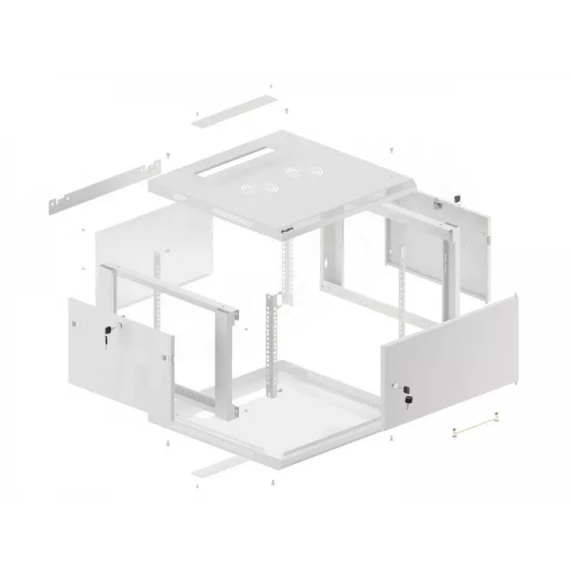 Rack de pared Lanberg WF01-6606-00S 6U gris 60 kg de capacidad