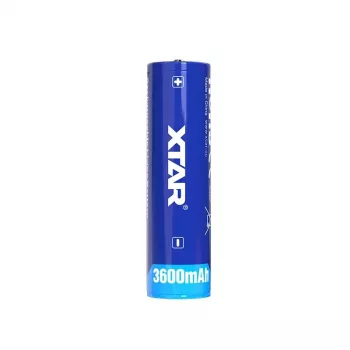 Batería de iones de litio recargable XTAR BAT0669 18650 3,6 V 3600 mAh, Ø 18,5×68,8 mm