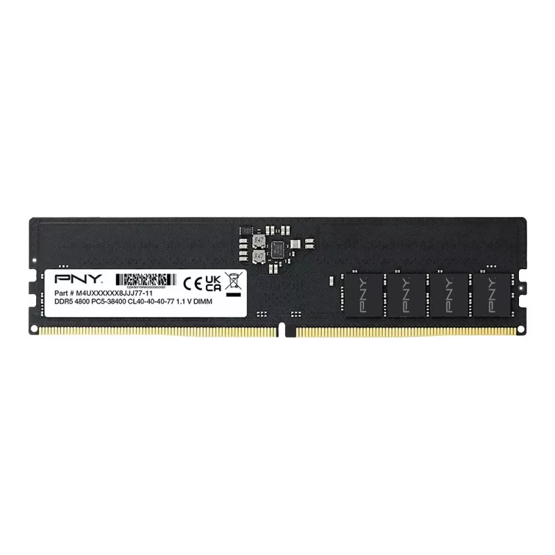 Memoria PNY DDR5 32GB 4800MHz DIMM MD32GSD54800-SB