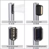 Set de estilismo BABYLISS AS6555E — tecnología Airflow, 4 niveles de calor, cable de 2,5 m, plateado/oro