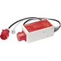 Adaptador de medición Benning conector schuko macho - conector hembra CEE BENNING MA 2-16 Rojo (044160)
