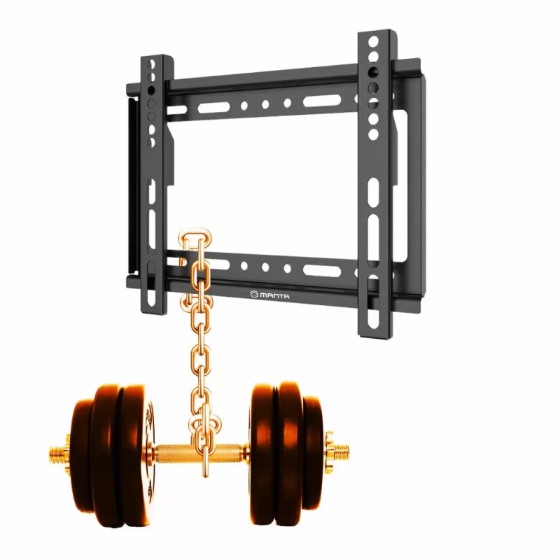 Soporte de pared para TV MANTA P10 para pantallas de 14–43 pulgadas, compatible con VESA