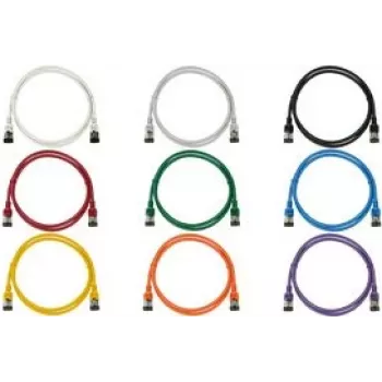 LogiLink CQ9054S Cable de red RJ45, cable de red CAT 6a U/FTP 2,00 m rojo, extremadamente fino, ignífugo