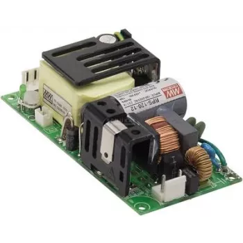 Fuente de alimentación mean well RPS-120-24 120 W, salida 24 V, entrada 80–264 V, RoHS, 50,8×101,6×29 mm