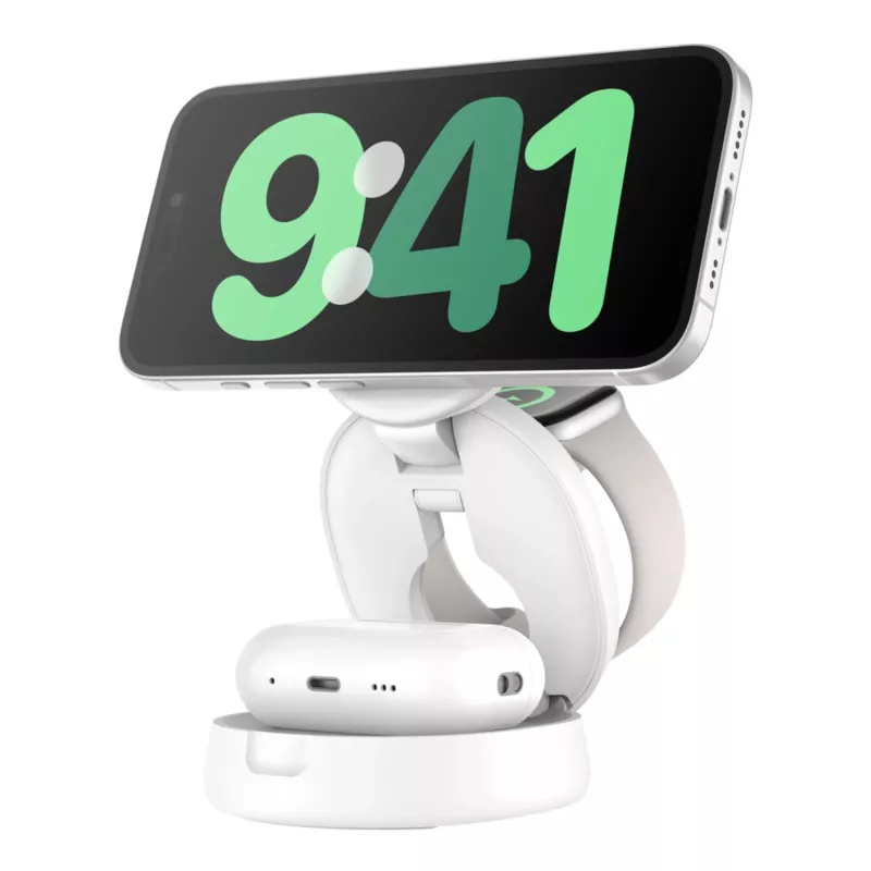 Cargador Belkin WIZ034KQWH de interior USB cargador inalámbrico de carga rápida blanco