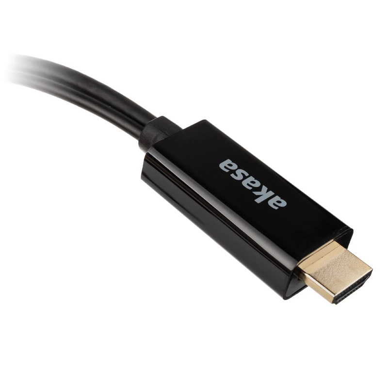Cable adaptador HDMI a DisplayPort Akasa AK-CBHD24-25BK