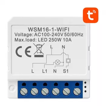 Interruptor inteligente Wi-Fi Avatto WSM16-W1 – control remoto para domótica