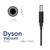 Cargador Akyga AK-PD-07 para aspirador Dyson V10 / V11 / V15, 30,45 V / 1,1 A, 33,5 W, 1,8 m