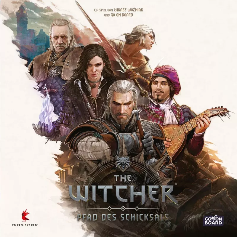 Juego de mesa Asmodee The Witcher: Pfad des Schicksals – aventura de mesa, juego basado en escenarios