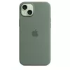 Apple iPhone 15 Plus Funda de silicona con MagSafe - Cypress