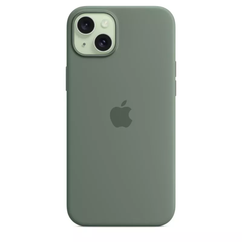 Apple iPhone 15 Plus Funda de silicona con MagSafe - Cypress