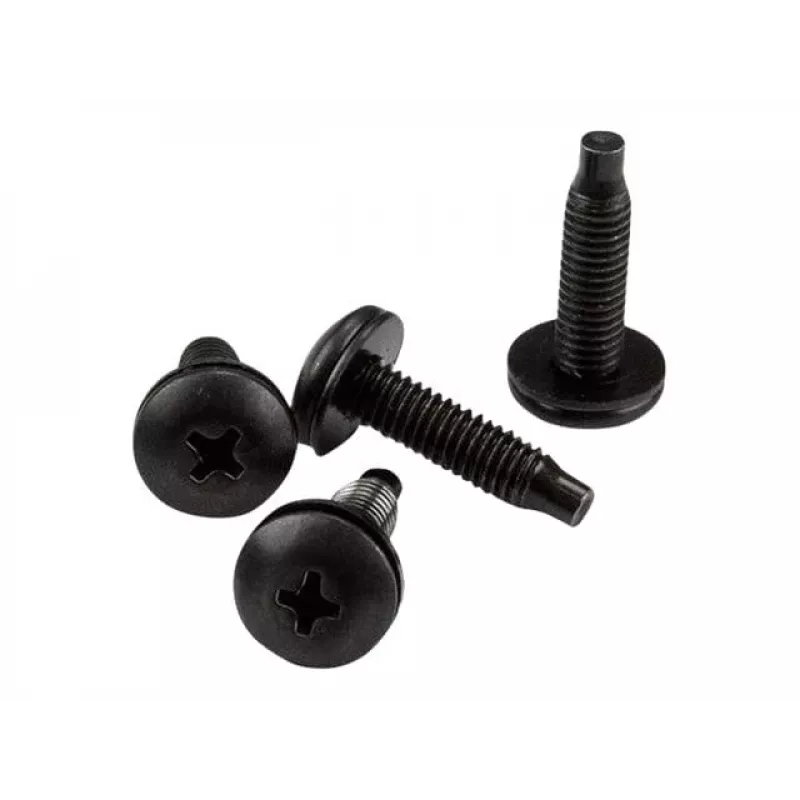 StarTech.com Tornillos para rack de servidor y tuercas de clip – 10-32 – Tornillos de montaje para rack y tuercas jaula deslizantes – Pack de 50