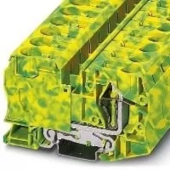 Borne de protección Spring-Cage Phoenix Contact ST 35-PE verde-amarillo 10 uds. (3036194)