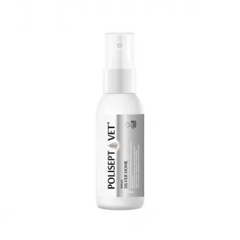 Espray para heridas JM Sante Polisept Vet 50 ml para perros y gatos, frasco de plástico de 50 ml