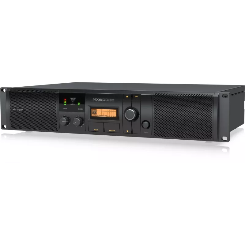 Behringer NX6000D Amplificador de audio 2.0 canales Home negro