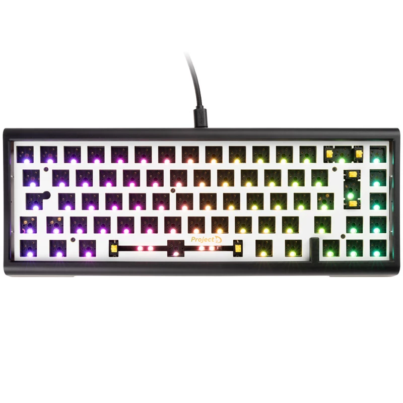 Teclado gaming Ducky Tinker 65 Barebone USB Alemán Negro
