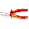 Alicates pelacables Knipex 13 46 165 rojo, amarillo