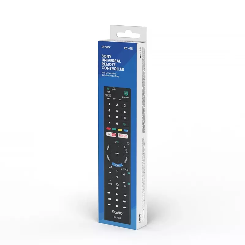Mando a distancia Savio RC-08 TV botones