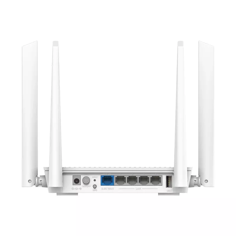 Router de sobremesa Cudy WR3000P Wi-Fi 6 dual band 2,4/5 GHz, Ethernet 2,5 Gigabit, 3 puertos LAN, blanco