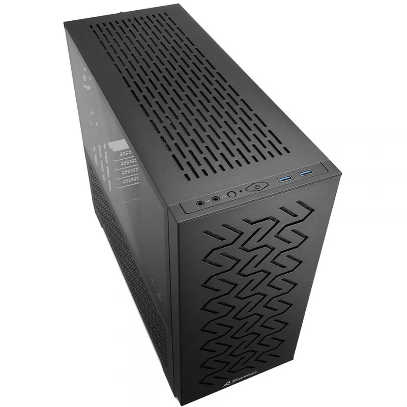 Sharkoon MS-Z1000 Caja Torre Micro, Negra