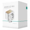 Disipador de aire para procesador DeepCool AK500 G2 WH, ventilador de 120 mm, presión de aire máx. 3,33 mmH2O, 117×129×159 mm, blanco