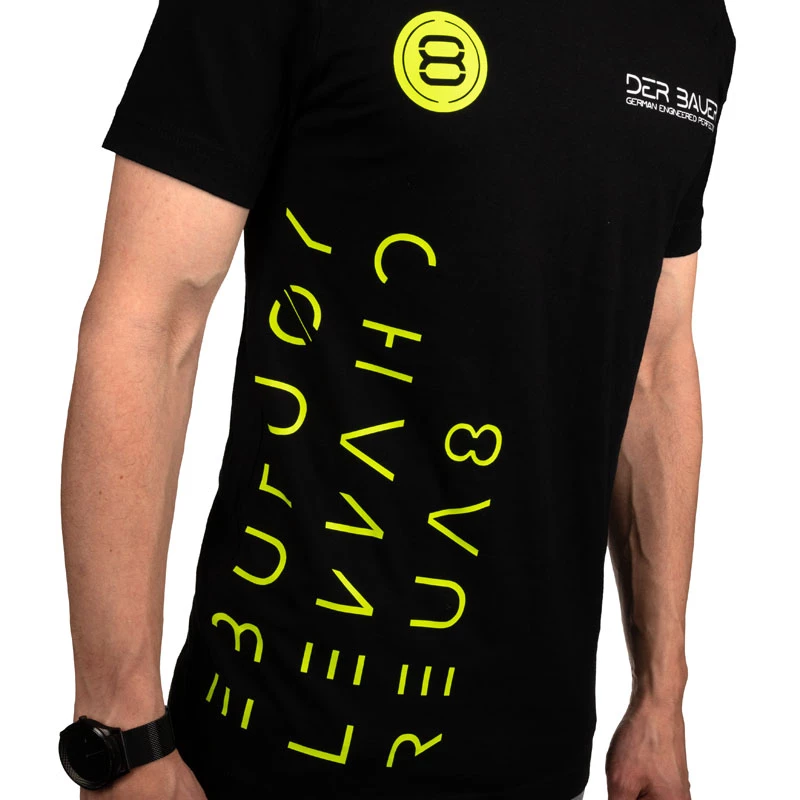 Camiseta der8auer diseño YT talla S – camiseta de algodón informal, con branding der8auer