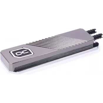 Alphacool 11769 - Refrigeración líquida - Acetal - Latón - Níquel - Policloruro de vinilo (PVC) - Negro - Plata - 1/4 - 60 °C - 0,8 bar (11769)