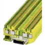 Borna de protección Push-In Phoenix Contact PT-PE PT 4-QUATTRO-PE verde-amarillo contenido: 1 unidad (3211809)
