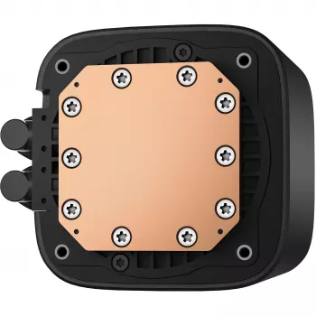 Refrigeración líquida todo en uno DeepCool LE360 V2 con 3 ventiladores de 120 mm, Hydro Dynamic Bearing, negra, compatible con LGA1150/1151/1155/1200/1700/AM4/AM5