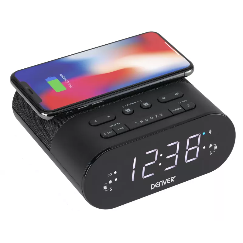 Despertador digital Denver CRQ-107 negro