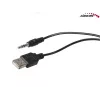 Altavoz de PC de 2 vías Audiocore AC870 B — 3 W RMS, alimentación por USB con cable, entrada de 3,5 mm, 2.0 canales