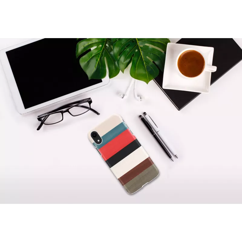 Funda para smartphone man and wood para iPhone XR — funda protectora blanco coral