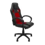 Silla de oficina Topeshop FOTEL ENZO CZER-CZAR con asiento acolchado y respaldo acolchado